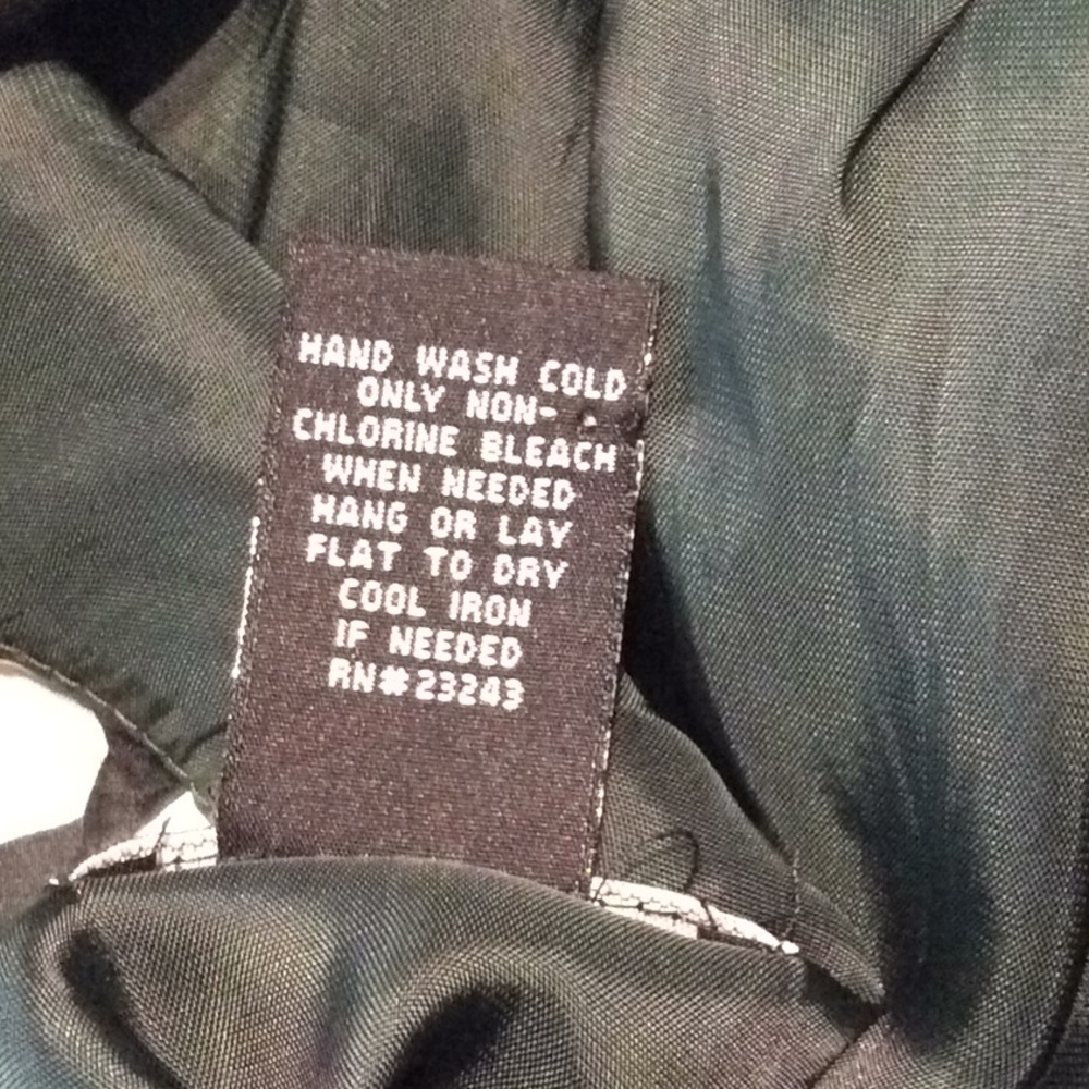 Donated Silk ny & co sheath dress circle pattern pockets - Picture 8 of 13